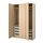Select colour variation: FORSAND white stained oak effect