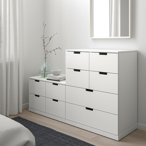NORDLI, Cómoda de 10 cajones. 3 de 5 abrir diálogo