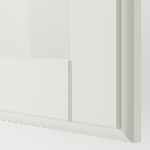Gabinete limpio y blanco con bordes lisos. Los detalles muestran un diseño moderno y minimalista con una artesanía precisa.
