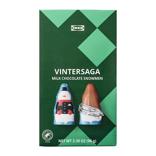 VINTERSAGA, bag of milk chocolate snowmen. 1 of 4 open dialog
