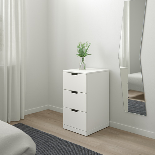 NORDLI, Cómoda de 3 cajones. 3 de 6 abrir diálogo