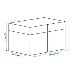 Ilustración de medidas - DRÖNA caja