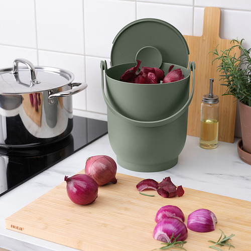 FARMARKVAST, cubo con tapa residuos orgánicos. 4 de 8 abrir diálogo
