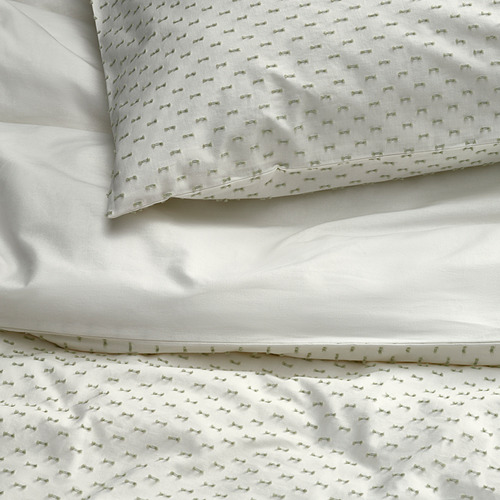 BANDKNIPPE, Funda edredón y 2 fundas almohada para cama doble. 5 de 6 abrir diálogo