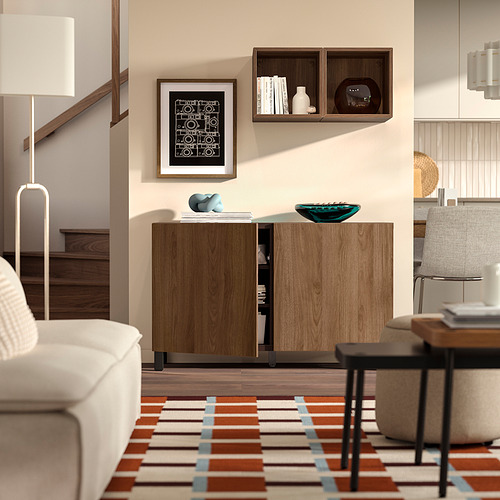 BESTÅ, sideboard with doors. 3 of 4 open dialog