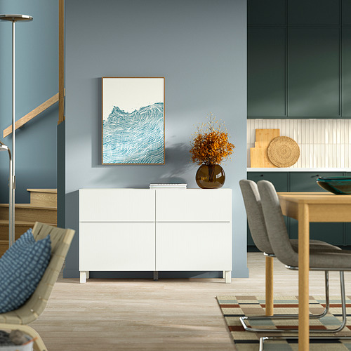 BESTÅ, storage combination with drawer runner, push-open. 2 of 4 open dialog
