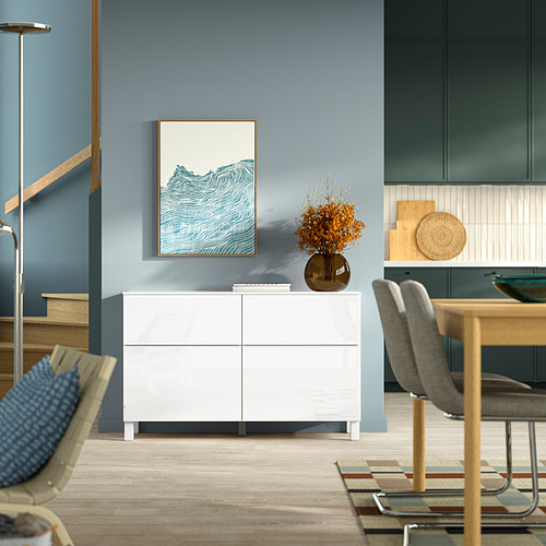 BESTÅ, storage combination w doors/drawers. 4 of 4 open dialog