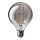 Select colour variation: Globe grey clear glass