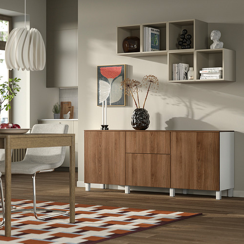 BESTÅ, storage combination with drawer runner, push-open. 2 of 2 open dialog