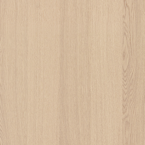 Patrón de vetas de madera clara con textura suave, que muestra la calidad de la chapa natural.