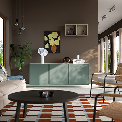 BESTÅ, wall mounted cabinet with doors. 2 of 3 open dialog