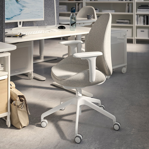 HATTEFJÄLL, silla de trabajo con reposabrazos. 2 de 16 abrir diálogo
