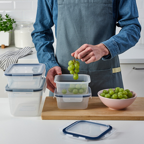 IKEA 365+, food container with lid, set of 4. 3 of 6 open dialog