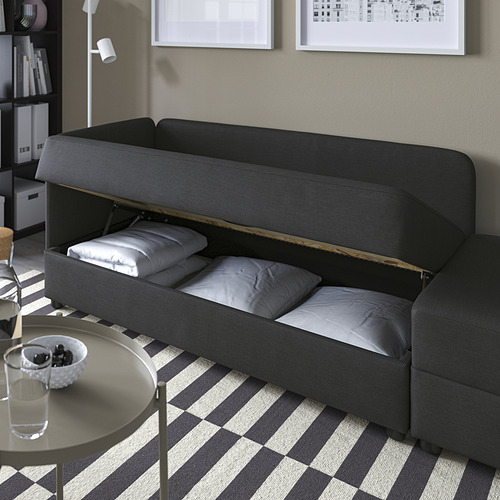 LINDÅKRA, 2 seat sofa bed. 4 of 7 open dialog