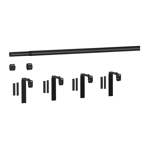 HUGAD / BETYDLIG, curtain rod combination. 2 of 2 open dialog