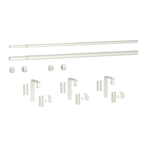 HUGAD / RÄCKA / BETYDLIG, double curtain rod combination. 2 of 2 open dialog