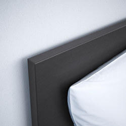 Measurement Illustration - MALM bed with 2 drawers