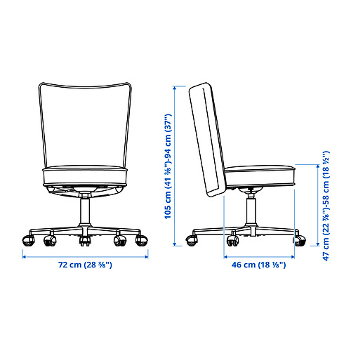 BRYTNING, swivel chair. 8 of 9 open dialog