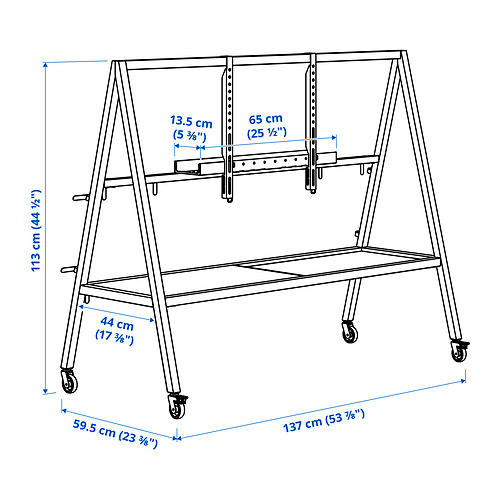YXSTABY, Gaming tv stand on castors. 8 of 8 open dialog