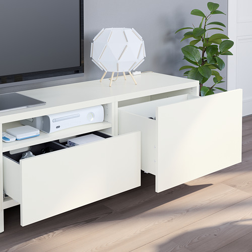 BESTÅ, TV storage combination with drawer rail, push-open. 6 of 10 open dialog
