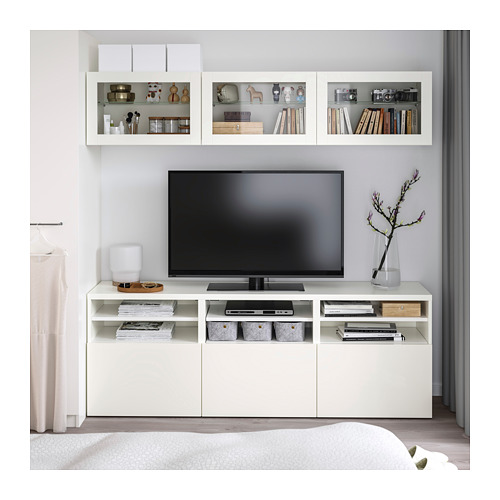 BESTÅ, TV storage combination with drawer rail, push-open. 9 of 15 open dialog