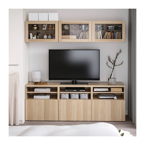 BESTÅ, mueble TV con riel para cajón, cierre suave. 7 de 12 abrir diálogo