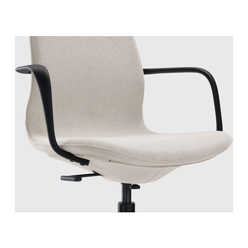 LÅNGFJÄLL, office chair with armrests. 5 of 9 open dialog