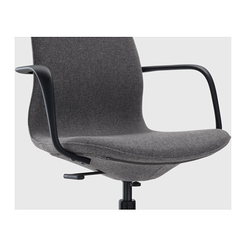 LÅNGFJÄLL, office chair with armrests. 5 of 9 open dialog