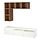 Select colour variation: White / brown walnut effect