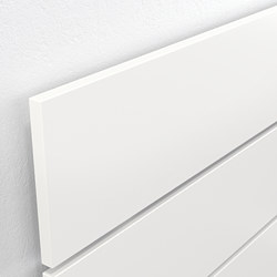 Measurement Illustration - NORDLI bed Queen with mattress and headboard