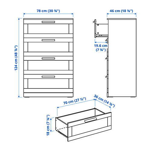 BRIMNES, dresser. 4 of 4 open dialog