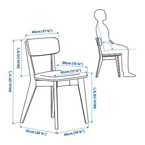 LISABO / LISABO, table and 4 chairs. 10 of 10 open dialog