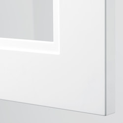 SEKTION wall cabinet with 2 glass doors