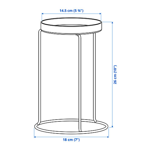 LÅNGNÄBB, pedestal para plantas. 5 de 5 abrir diálogo