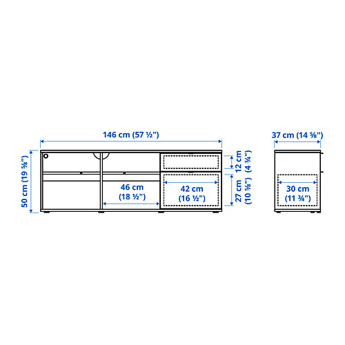 VIHALS, mueble TV. 8 de 10 abrir diálogo