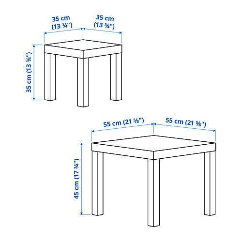 LACK, nesting tables, set of 2. 9 of 9 open dialog