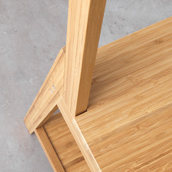 RÅGRUND chair with towel rack