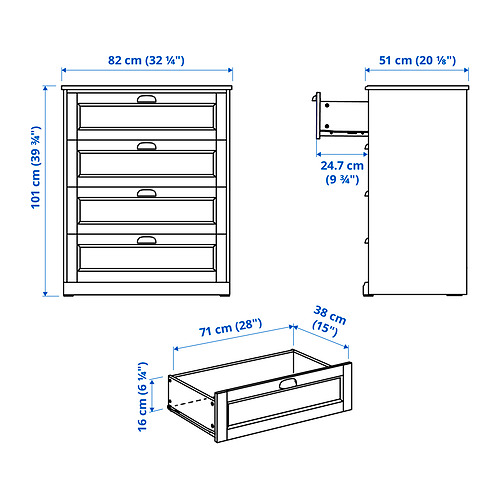 FÅGELFJÄLLET, bedroom furniture, set of 4. 11 of 11 open dialog