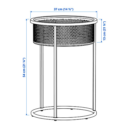BLÅKRÅKA, plant stand. 7 of 7 open dialog