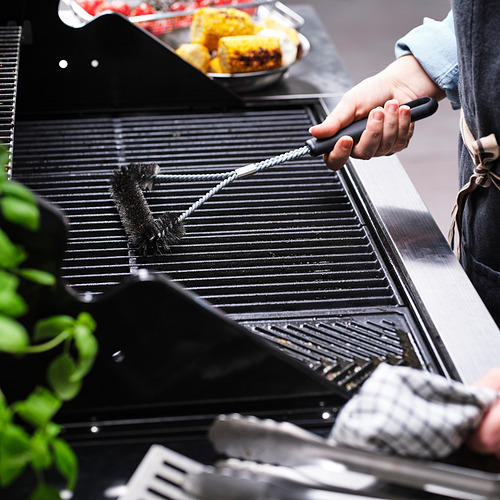 GRILLTIDER, barbecue grill cleaning brush. 2 of 3 open dialog