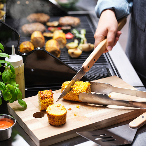 GRILLTIDER, 3-piece barbecue tools set. 2 of 7 open dialog