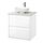 Select colour variation: high gloss white/white marble effect