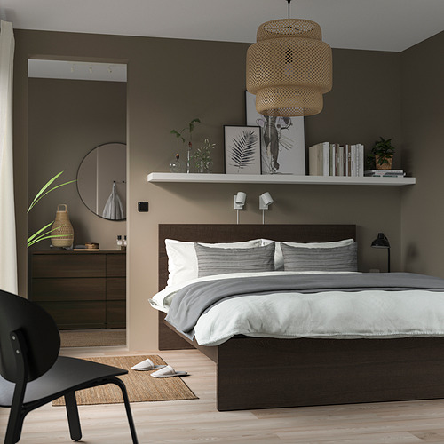 MALM, Queen bed frame high. 2 of 6 open dialog