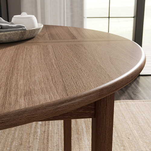 SKANSNÄS / LILLÅNÄS, extendable round table and 4 chairs. 3 of 7 open dialog