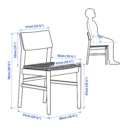 SKANSNÄS, mesa de comedor redonda extensible y 4 sillas. 8 de 8 abrir diálogo