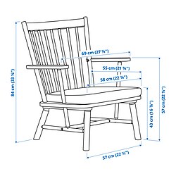 Ilustración de medidas - PERSBOL sillón