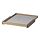 Select colour variation: white stained oak effect/light gray, 50x58 cm