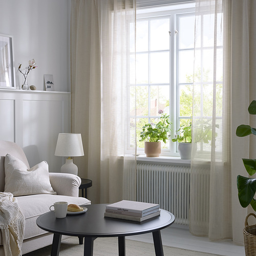 HÄLLEBRÄCKA, sheer curtains, 1 pair. 3 of 10 open dialog