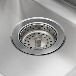 Measurement Illustration - LÅNGUDDEN double bowl top mount sink