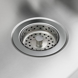 Measurement Illustration - FYNDIG inset sink, 1 bowl
